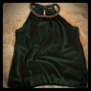 Express beaded halter top
